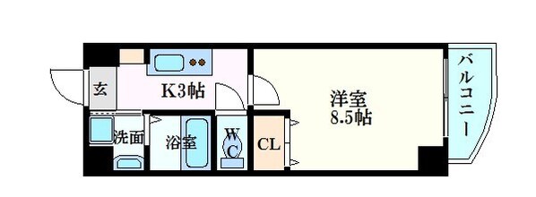 ノーブル大手町の物件間取画像